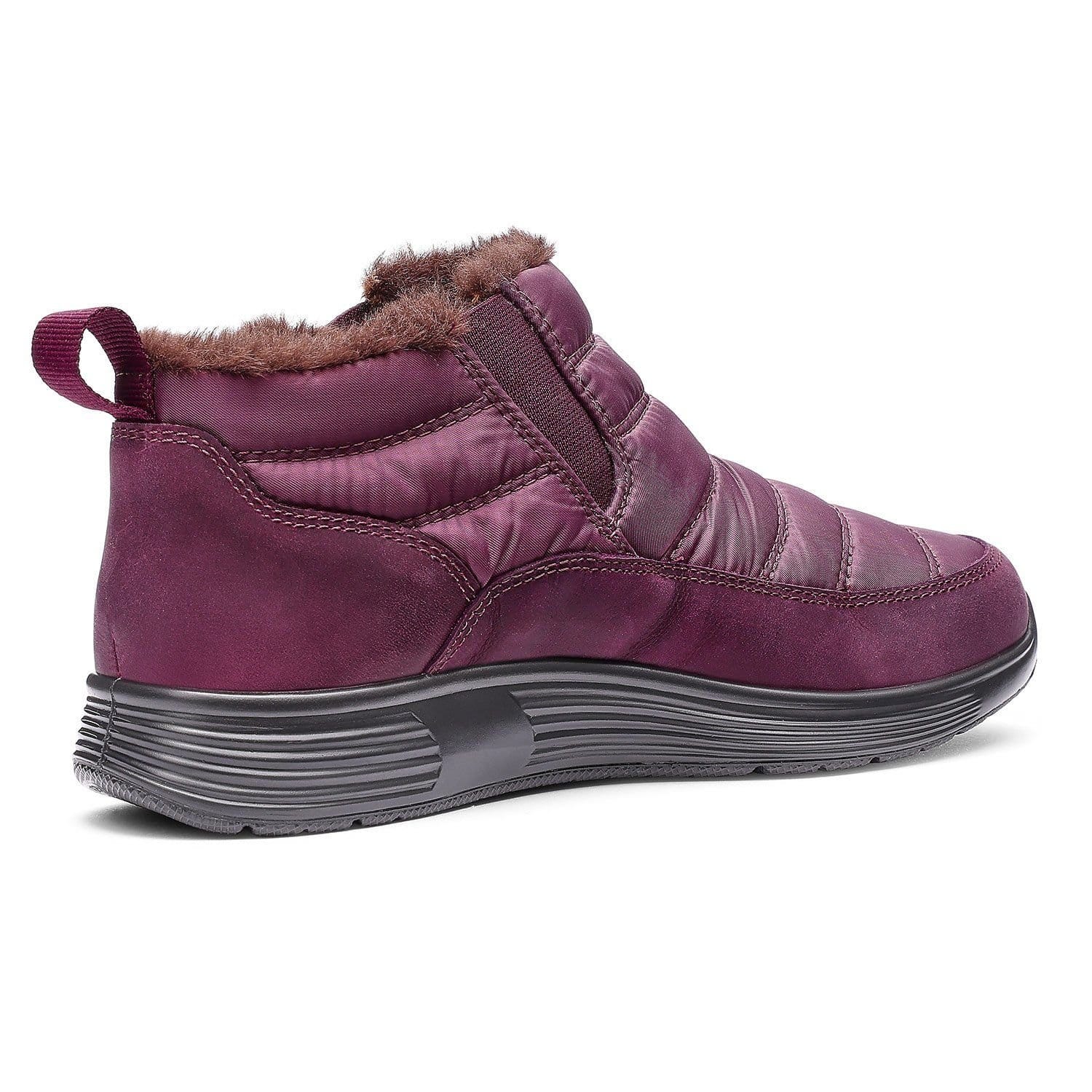 Hotter Hotter Women's Wide Fit 'Frost' Boots in Maroon - 4