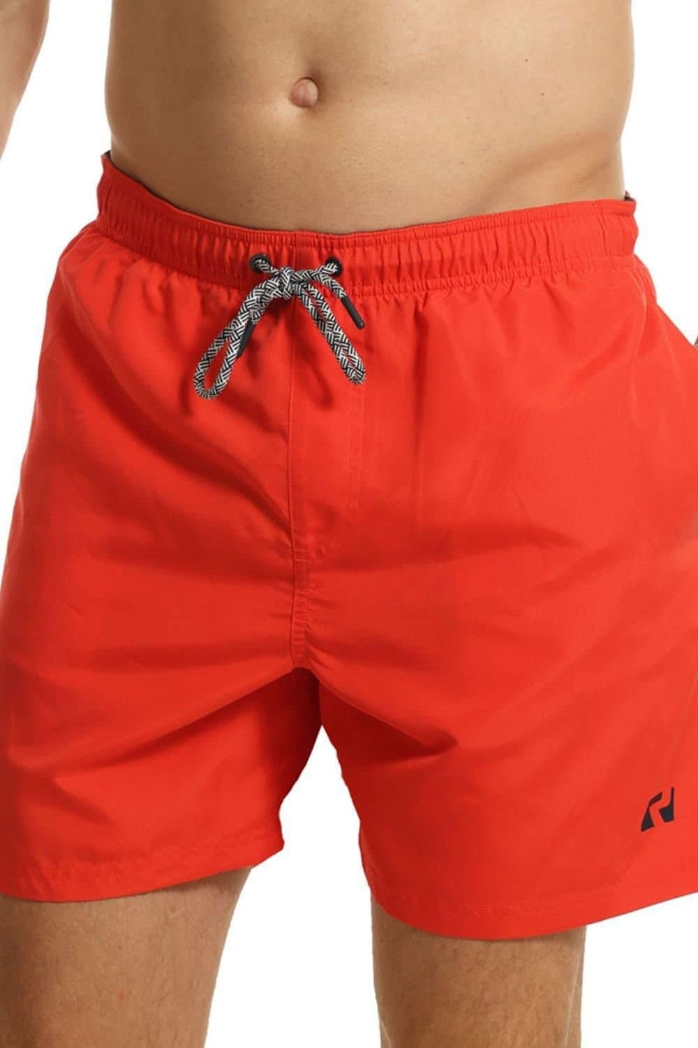RIPT Essentials RIPT Essentials Men's Plain Swim Shorts in Red