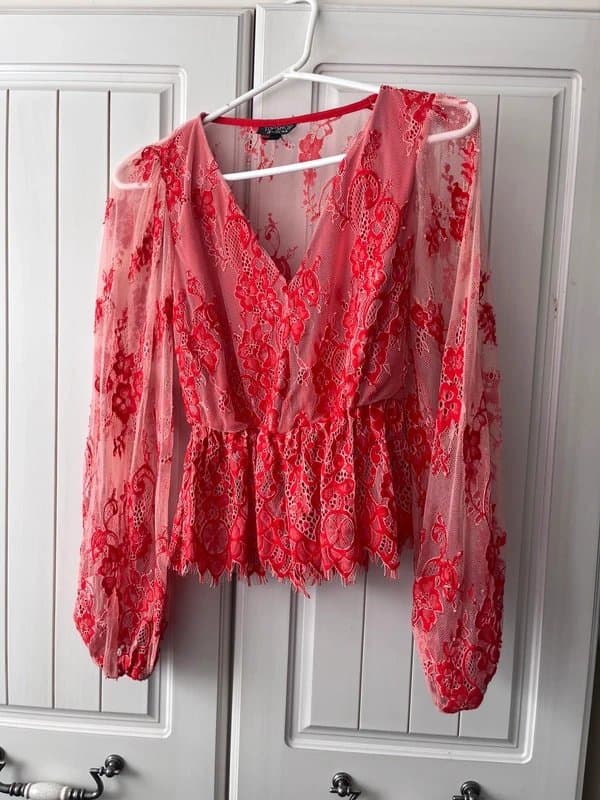 Topshop Topshop lace top