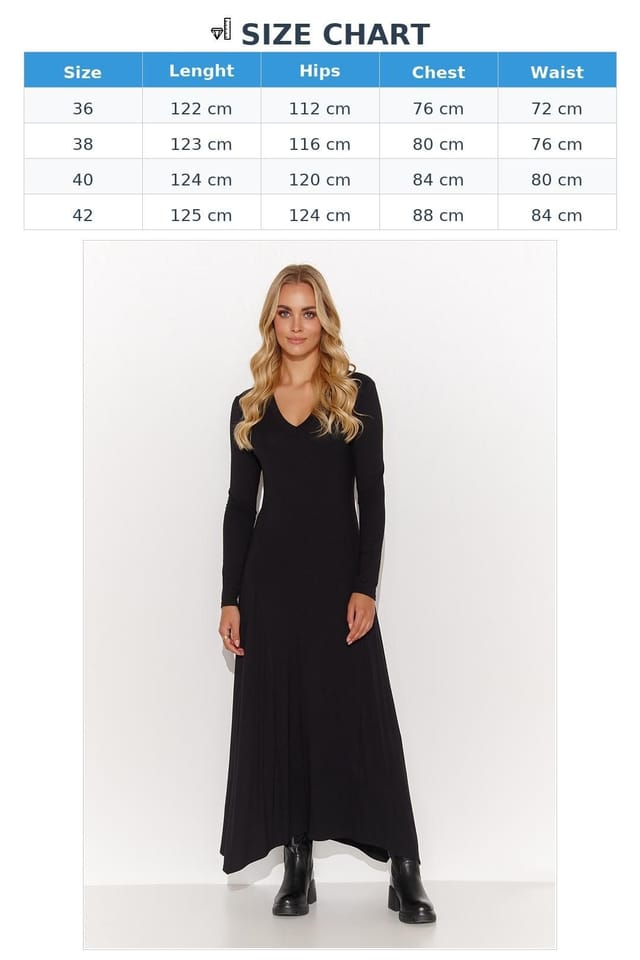 Love Lace Love Lace Women's Long Sleeve Viscose Dress in Black - 3