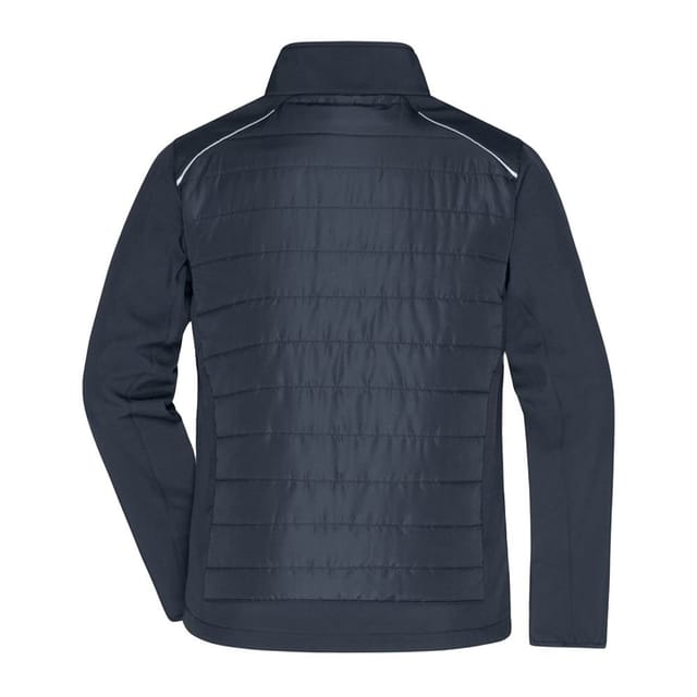 James and Nicholson James and Nicholson Men's Hybrid Jacket in Dark Grey - 2