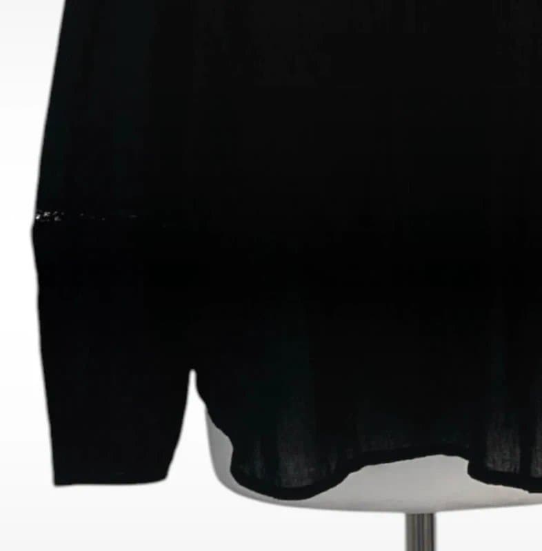 The White Company The White Company Black Boho Blouse Size 8 Summer New Holiday Lightweight RRP £97