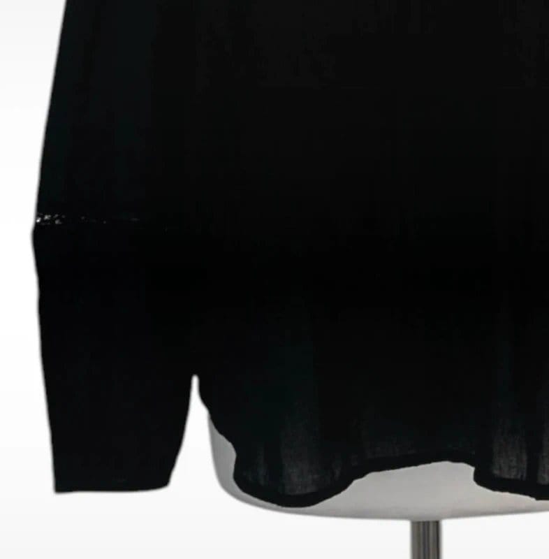 The White Company The White Company Black Boho Blouse Size 8 Summer New Holiday Lightweight RRP £97 - 1
