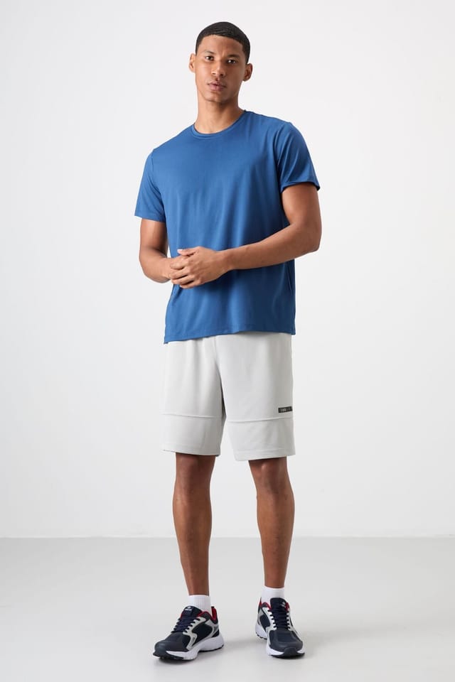 Tommy Life Tommy Life Men's Regular Fit Crew Neck T-Shirt in Blue - 2