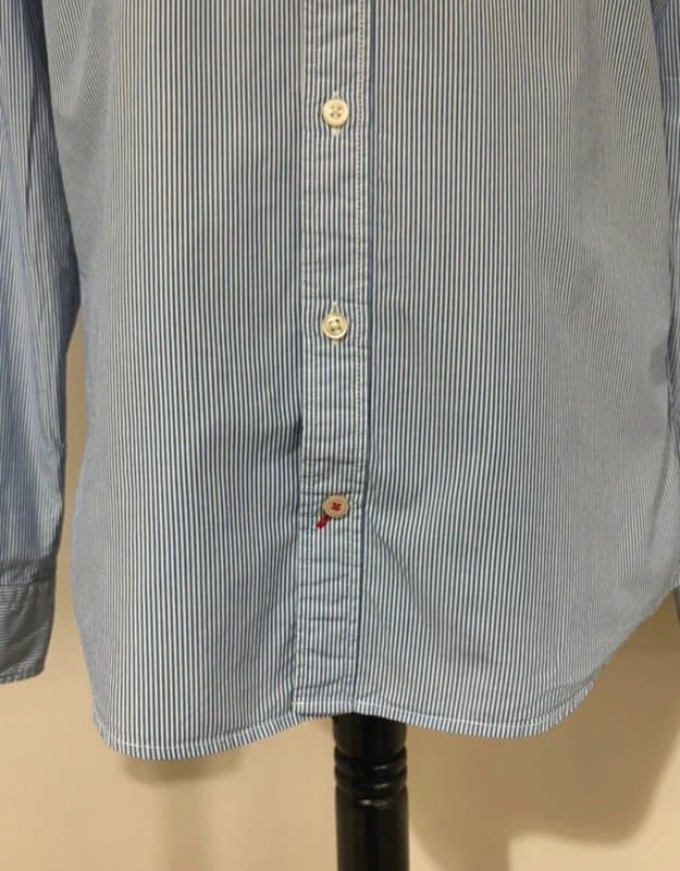 Tommy Hilfiger Tommy Hilfiger Men's Striped Button-Down Shirt - Size Small