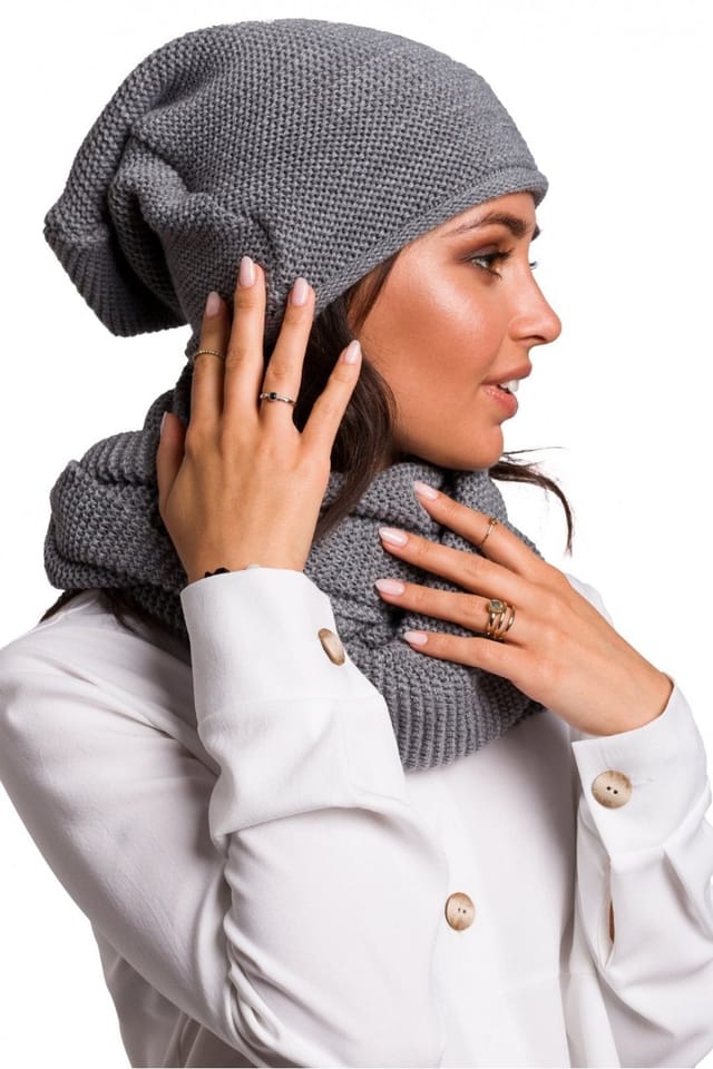 Love Lace Love Lace Women's Infinity Knit Scarf Extremely Soft Warm Snood for Cold Weather in Grey - 2