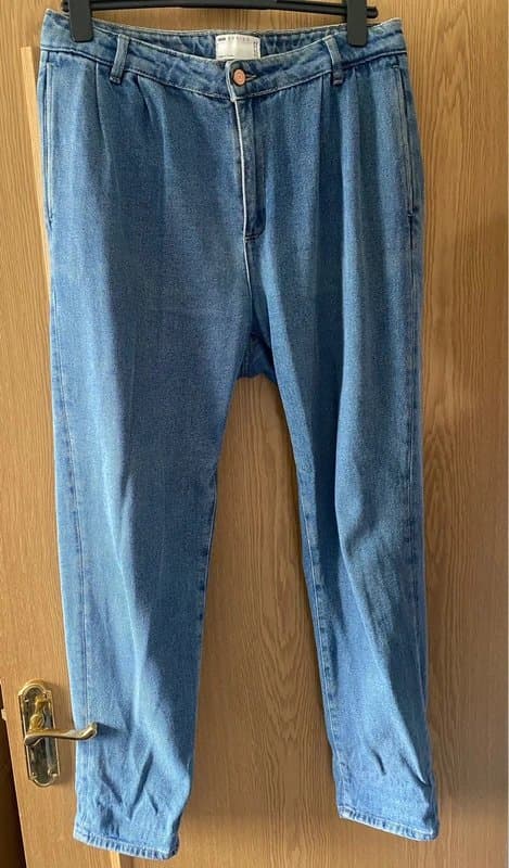 ASOS Design Mens light blue baggy jeans