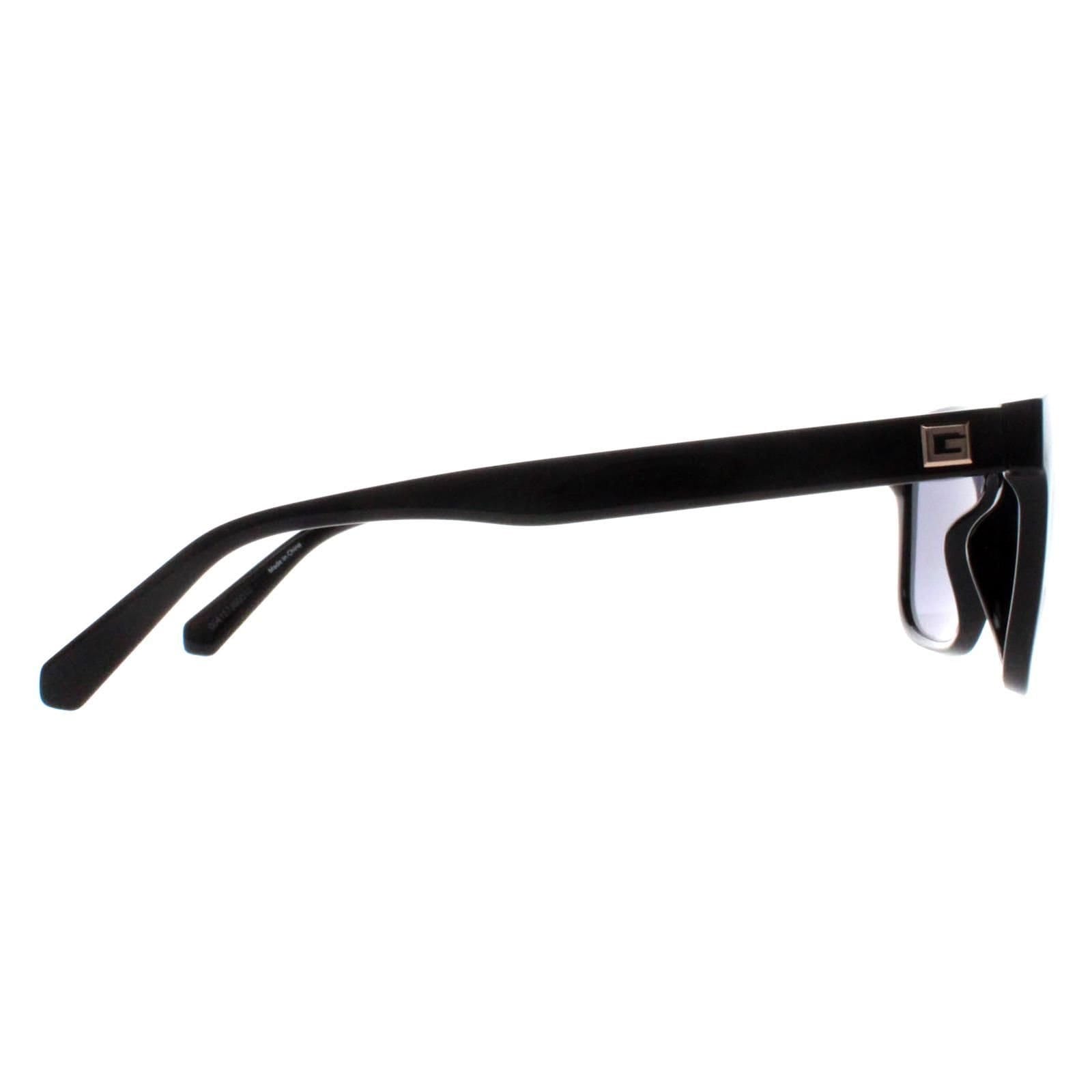 Guess Guess Men's Square Shiny Black Smoke Grey GU6971 - 4