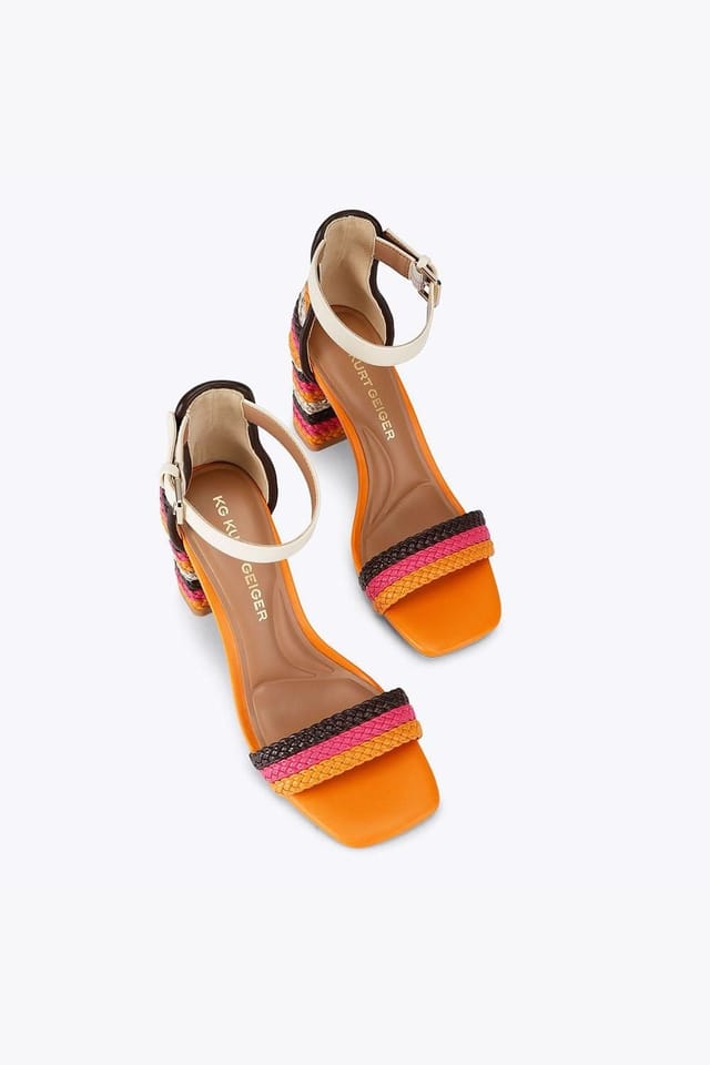 KG Kurt Geiger KG Kurt Geiger Women's 'Sunnie' Sandals in Orange - 2