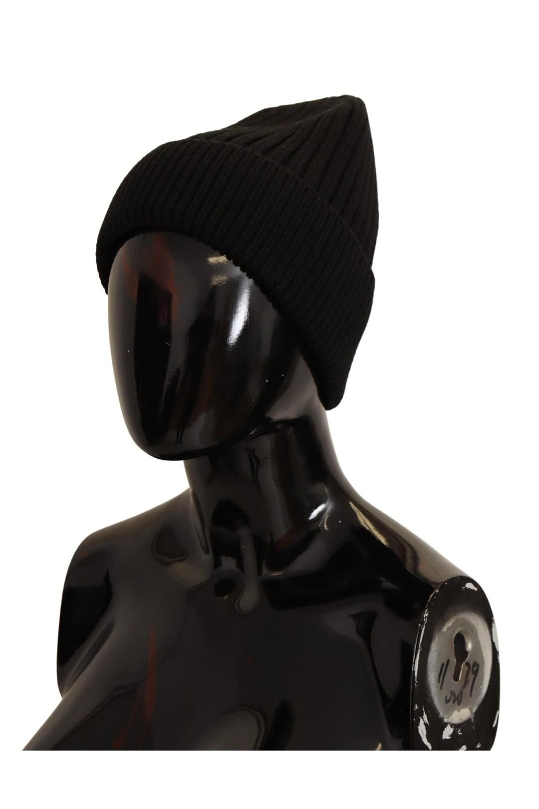 Dolce & Gabbana Dolce & Gabbana Women's Black Wool Knit Winter Hat - 2