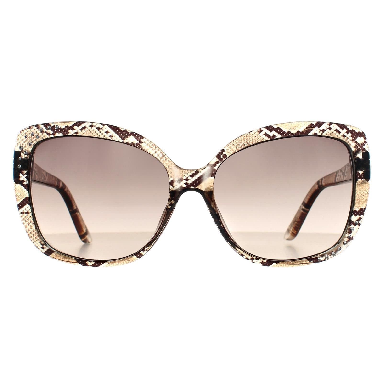 GUESS Guess Women's Butterfly Shiny Light Brown Brown Gradient GF0383