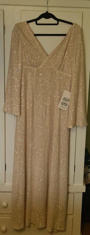 Never Fully Dressed Ivory maxi dress