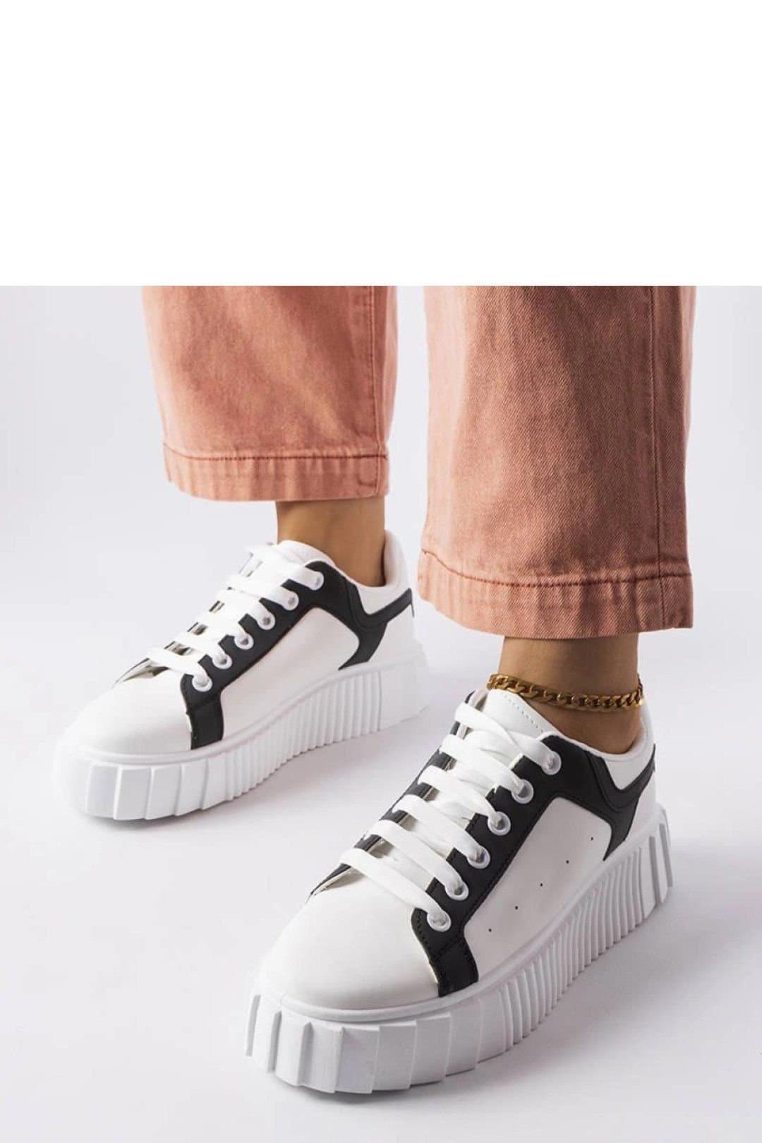 Love Lace Love Lace White Low Profile Platform Sneakers