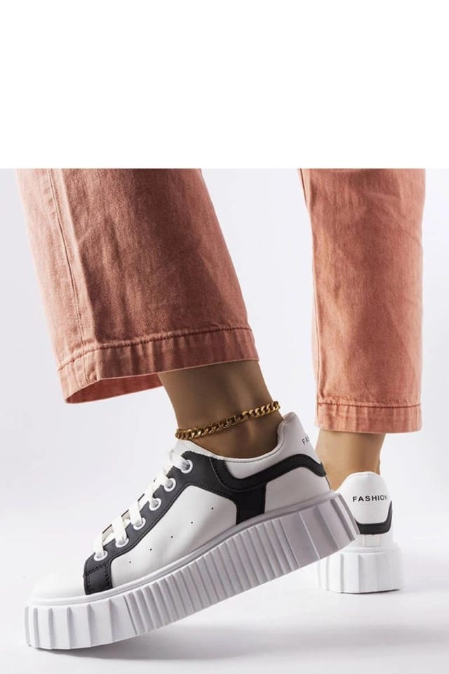 Love Lace Love Lace Women's Low Profile Platform Sneakers Lace Up for Summer Everyday in White - 2