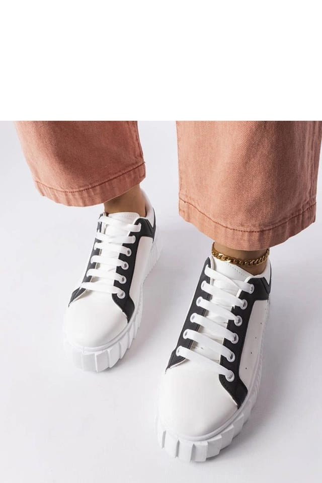 Love Lace Love Lace Women's Low Profile Platform Sneakers Lace Up for Summer Everyday in White - 3