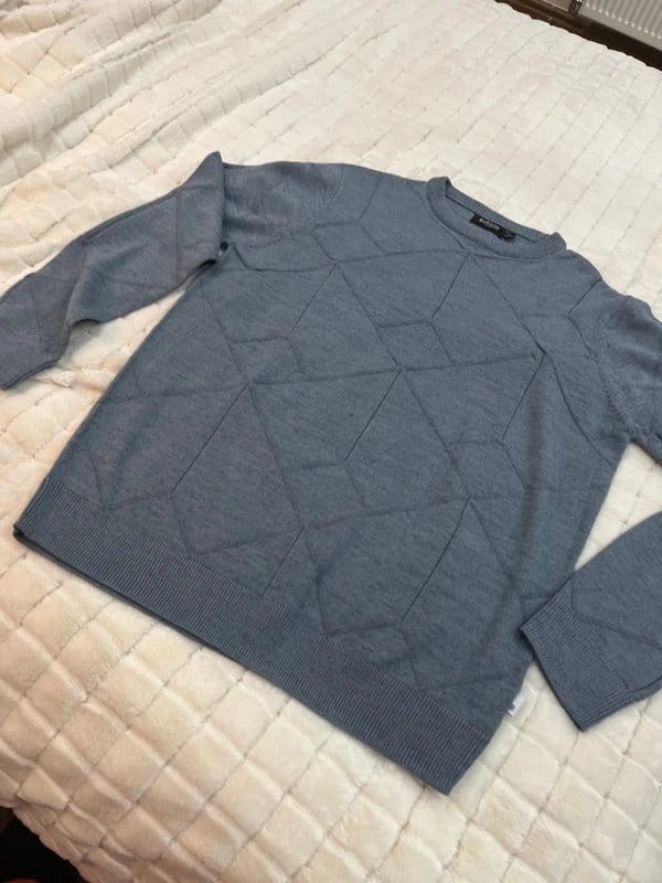 Burtons Men's Petrol Blue Jumper