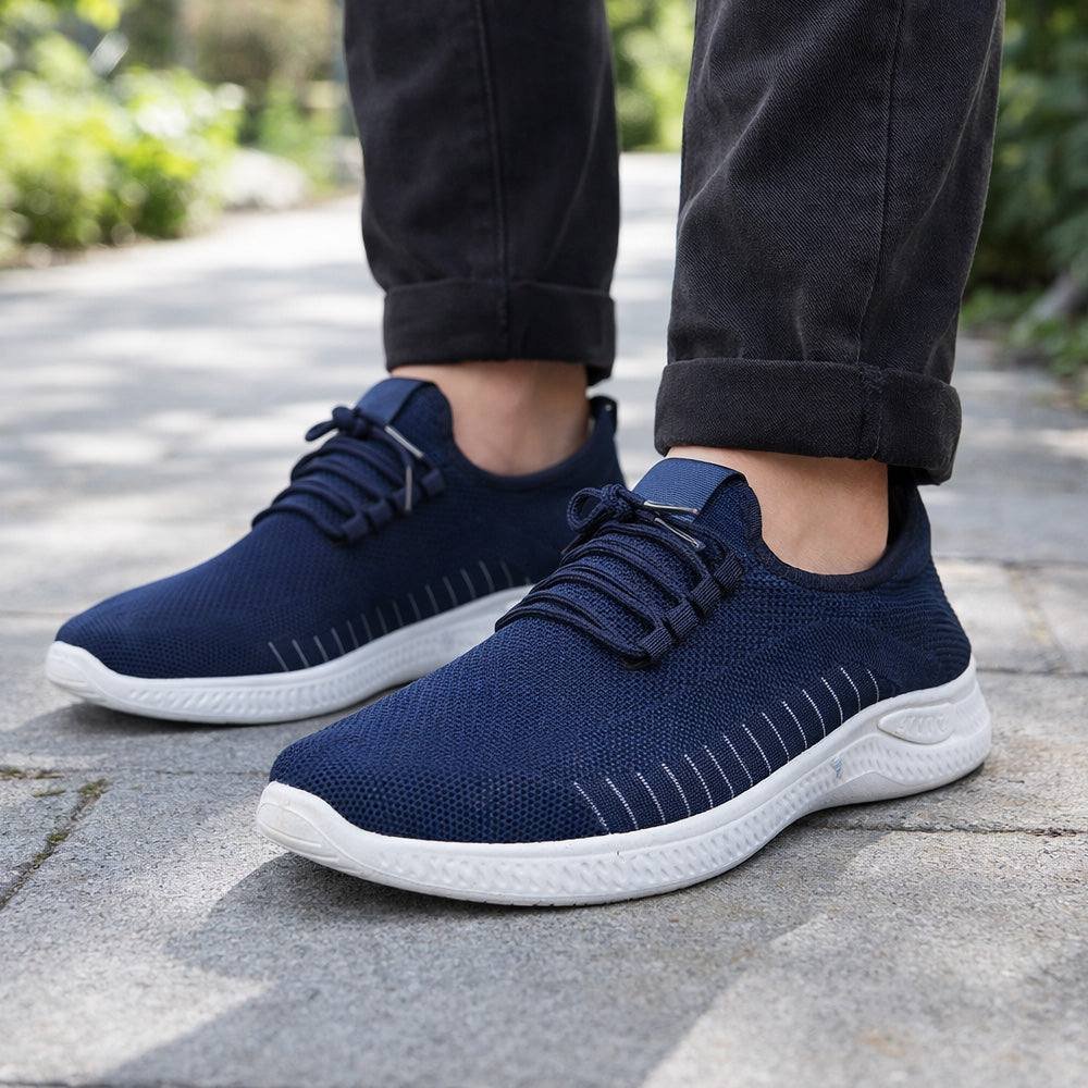 Voltico Voltico Men's Mens Lightweight Sports Trainers Breathable Running Shoes in Navy - 3