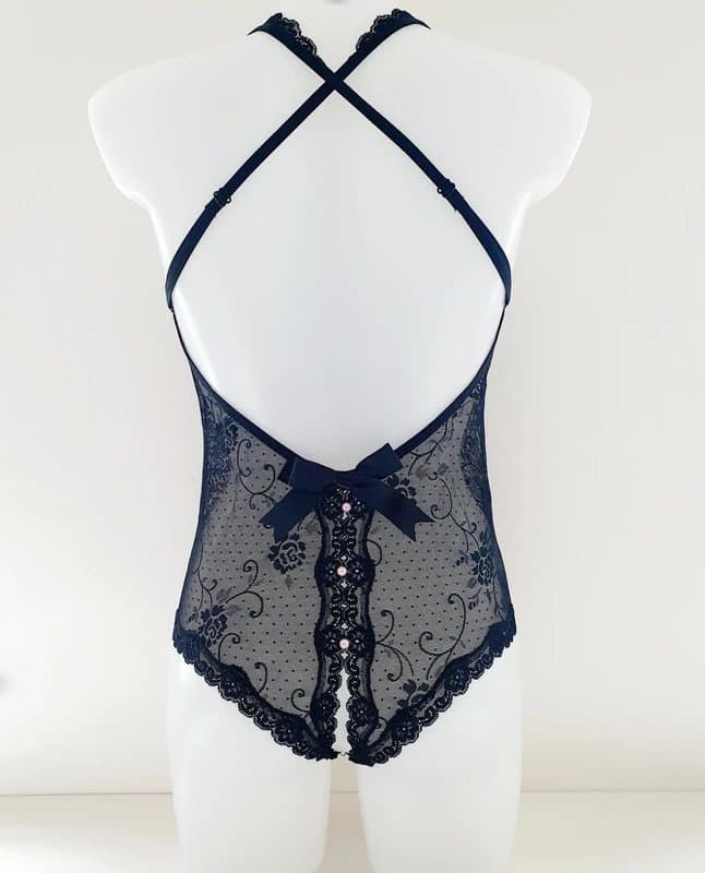 Obsessive Obsessive Fiorenta Crotchless Bodysuit Size S/M