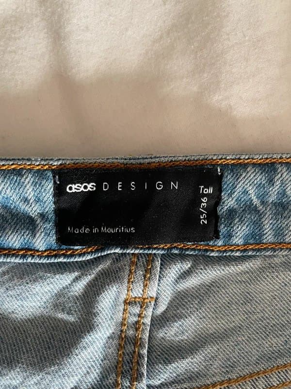 ASOS Design Asos light-wash straight-leg jeans