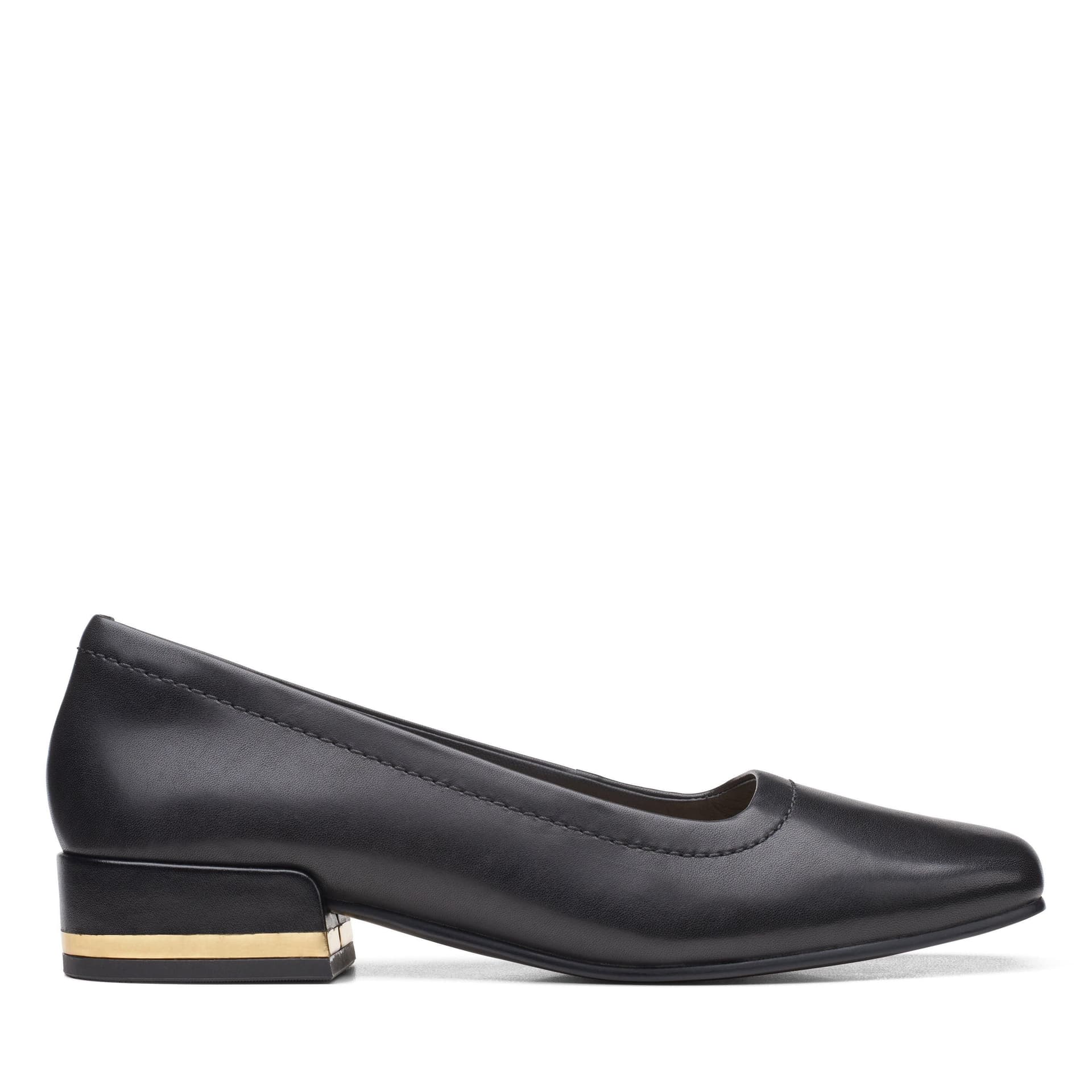 Clarks Clarks Women's Seren 30 Court Black Court Shoes, Slip Ons