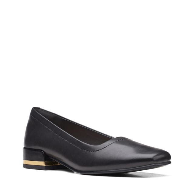 Clarks Clarks Women's Seren 30 Court Black Court Shoes, Slip Ons - 2