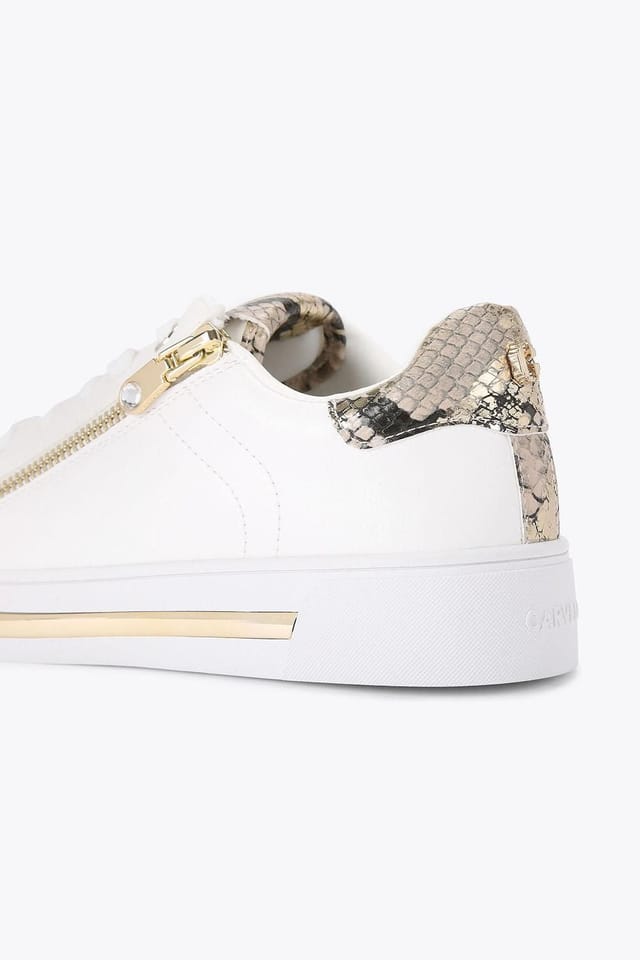 Carvela Carvela Women's 'Diamond Zip' Trainers in White - 3