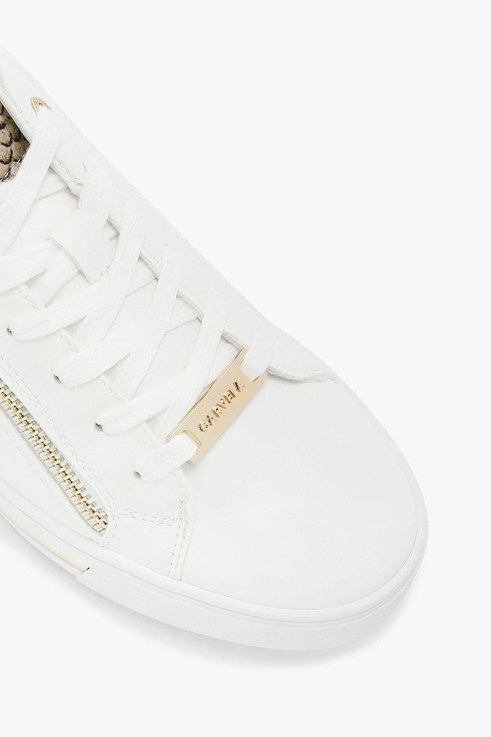 Carvela Carvela Women's 'Diamond Zip' Trainers in White - 4