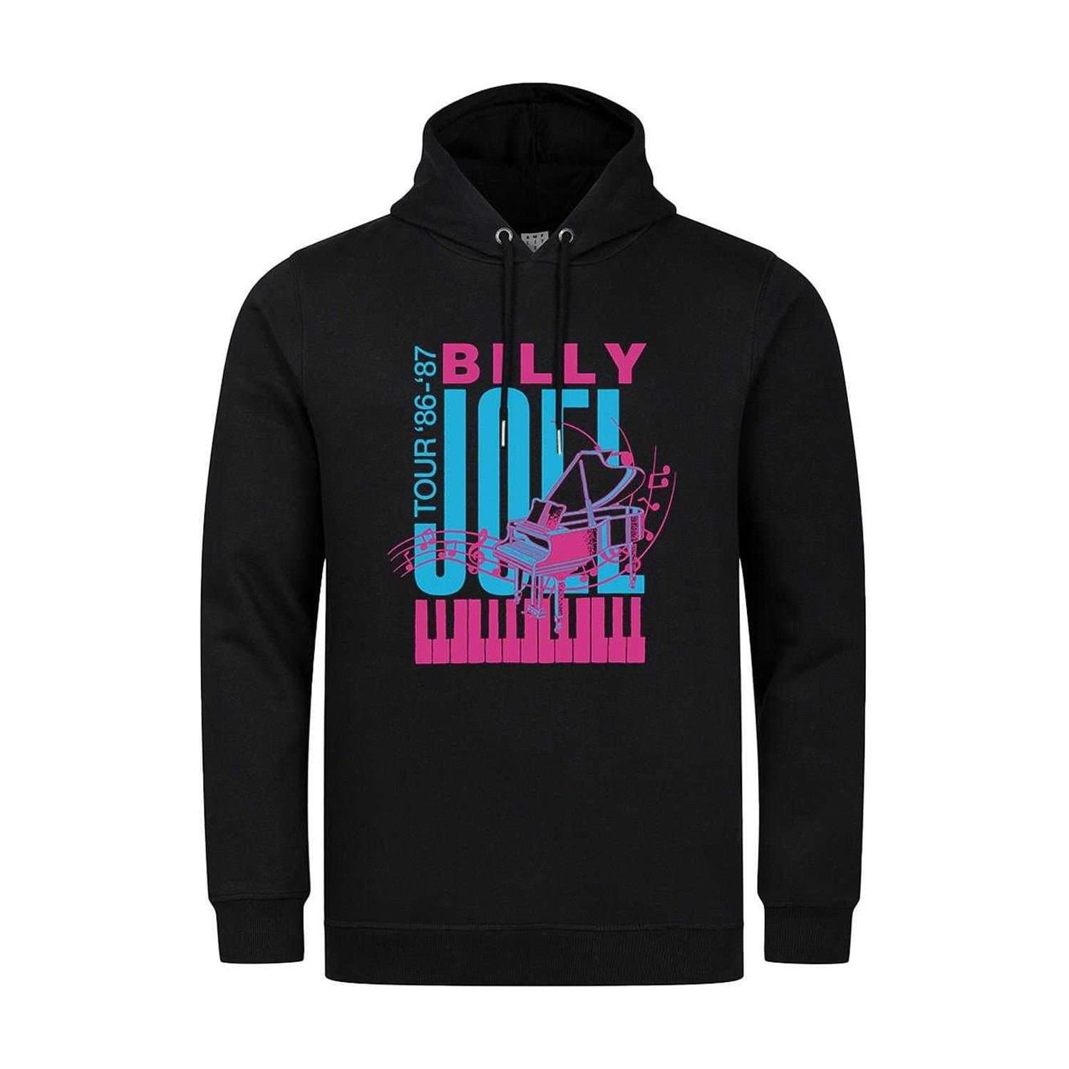 Billy Joel Billy Joel Men's Piano Hoodie in Black