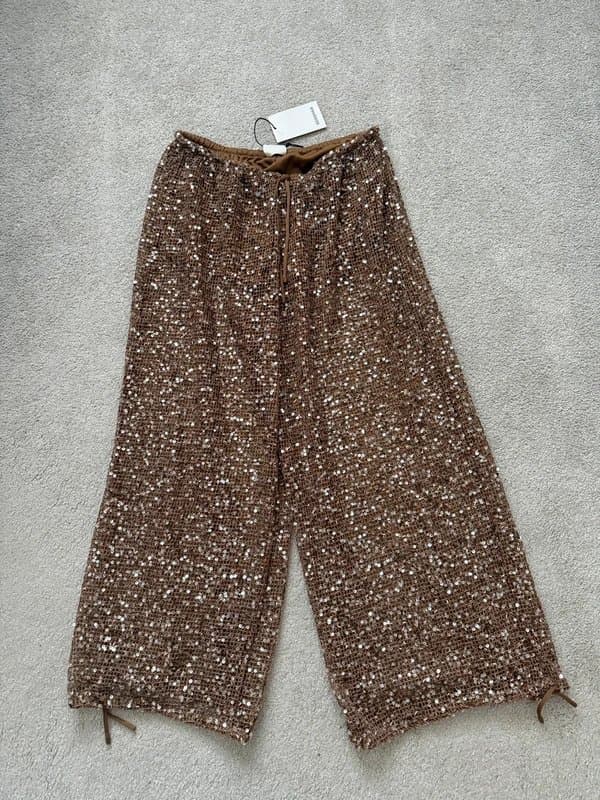 Bershka Bershka Sequin Trousers