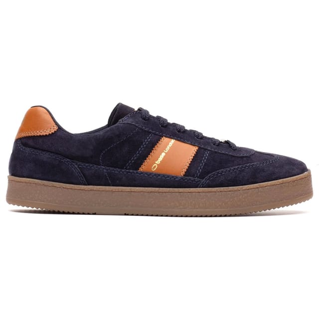 Base London Base London Men's Banksy Cupsole Trainer in Navy - 2