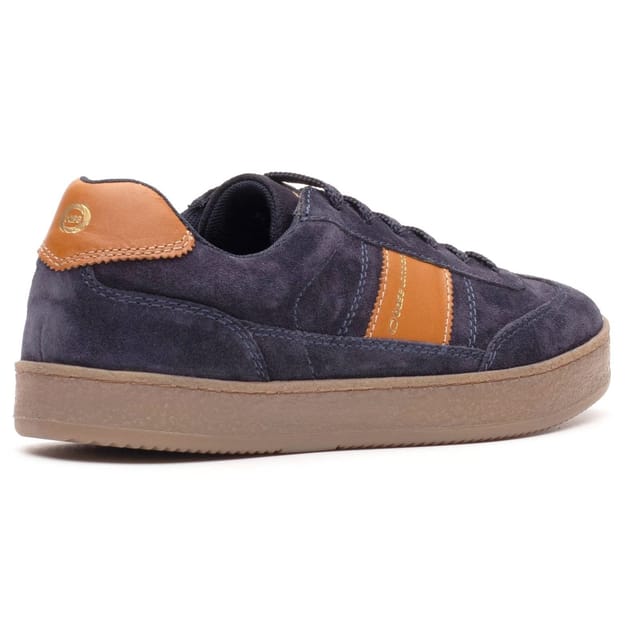 Base London Base London Men's Banksy Cupsole Trainer in Navy - 3
