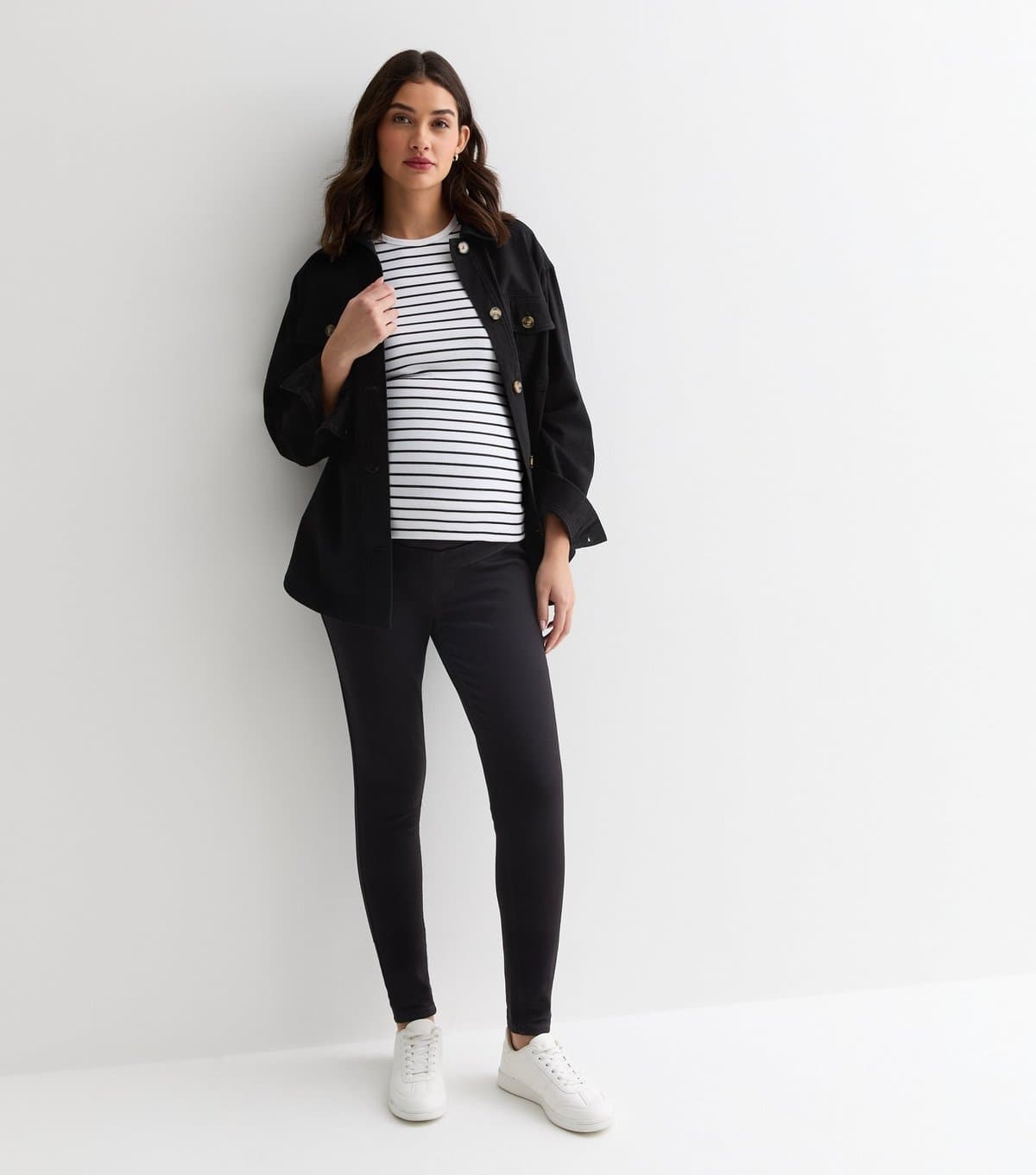 New Look New Look Maternity Black Over Bump Lift & Shape Jenna Jeans