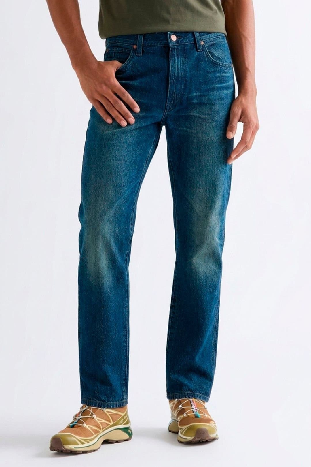 Wrangler Wrangler Men's Navy Denim Cowboy Cut Jeans