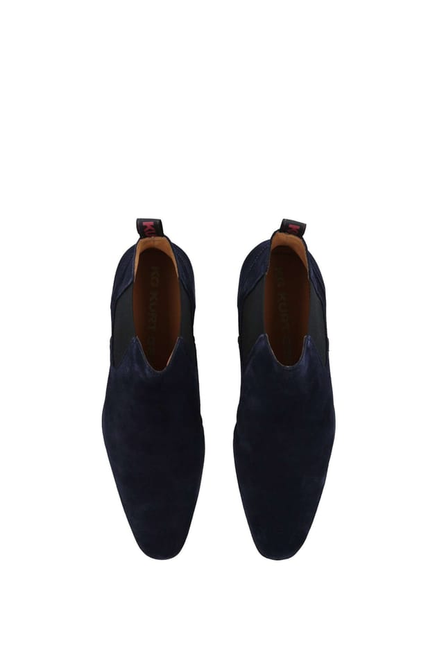 KG Kurt Geiger KG Kurt Geiger Men's 'Pax' Suede Boots in Navy - 2