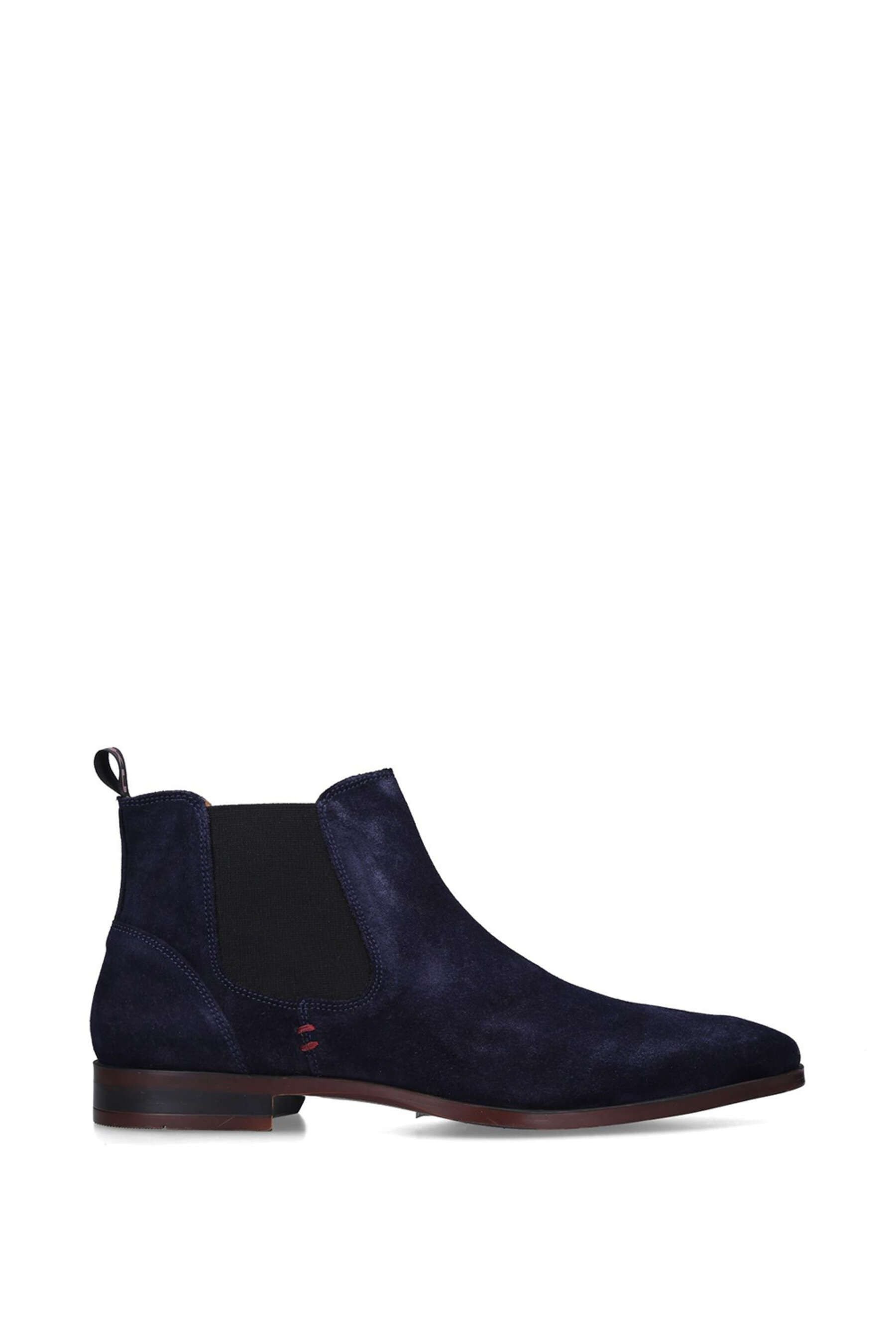KG Kurt Geiger KG Kurt Geiger Men's 'Pax' Suede Boots in Navy - 4