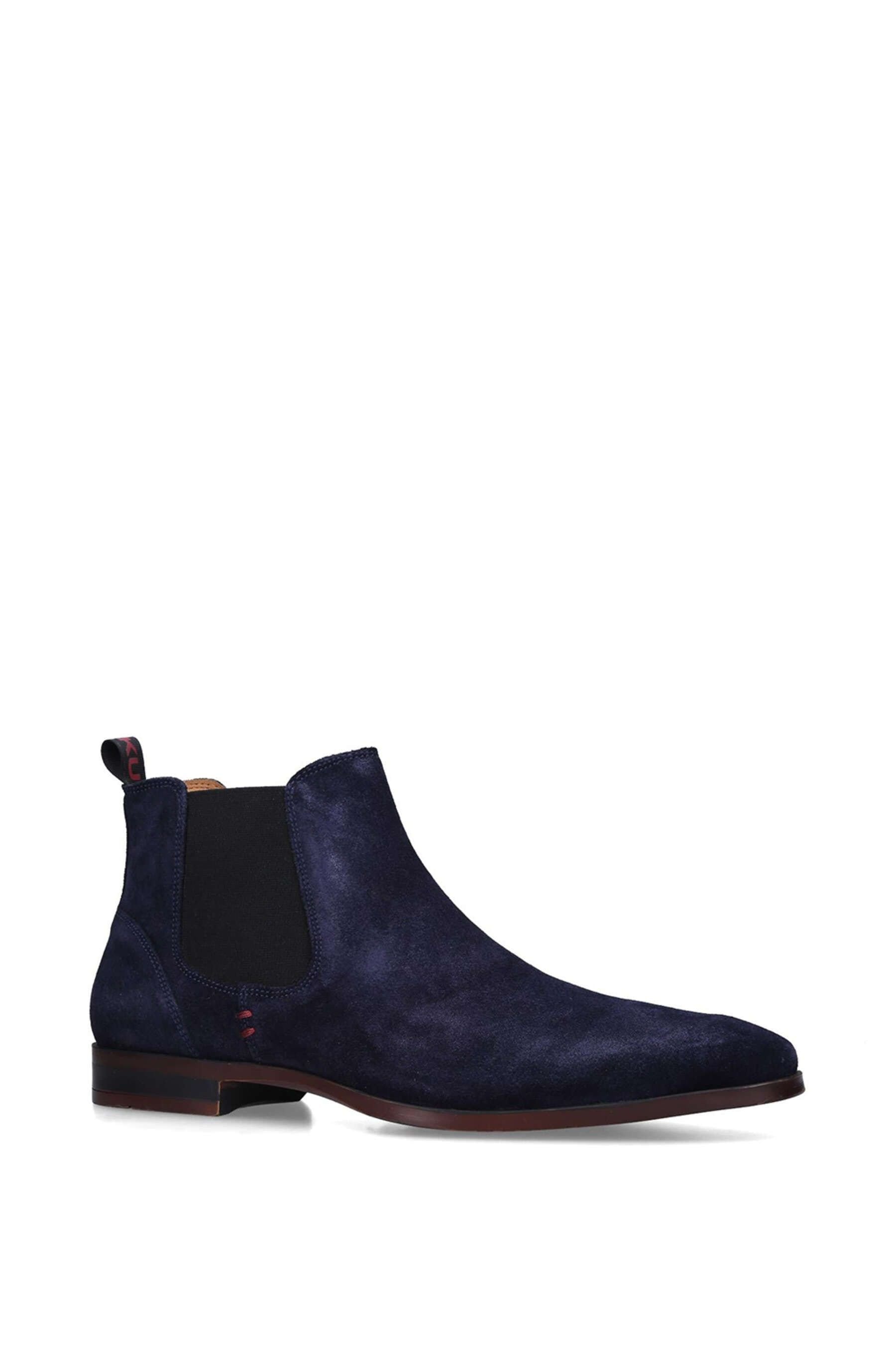 KG Kurt Geiger KG Kurt Geiger Men's 'Pax' Suede Boots in Navy - 4