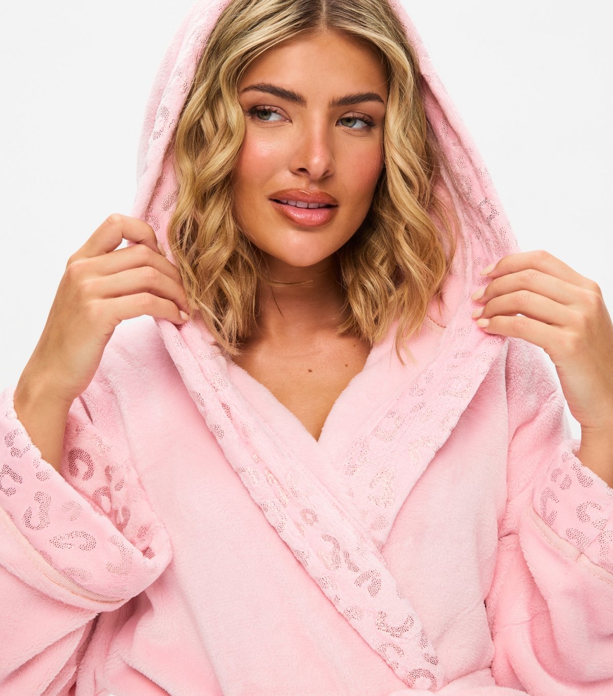 Ann Summers Women's Pink Sparkly Fluffy Robe Ann Summers New Look - 2