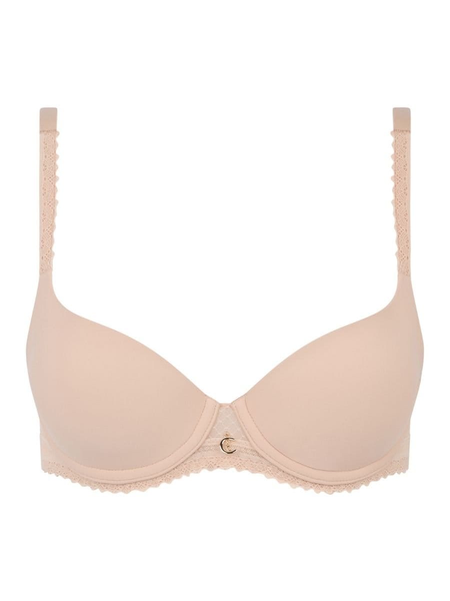 Chantelle Chantelle Women's Romance Covering T-Shirt Bra in Beige - 4