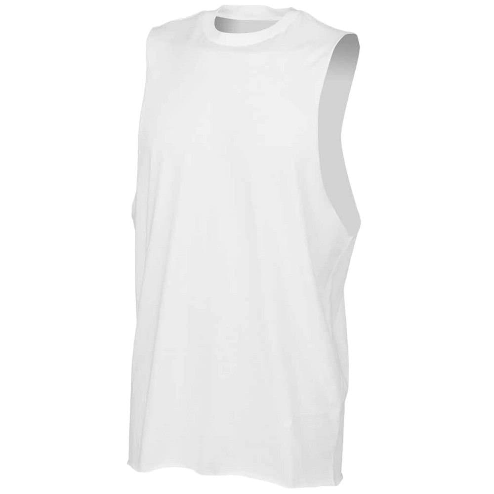 SF Men SF Men White High-Neck Tank Top