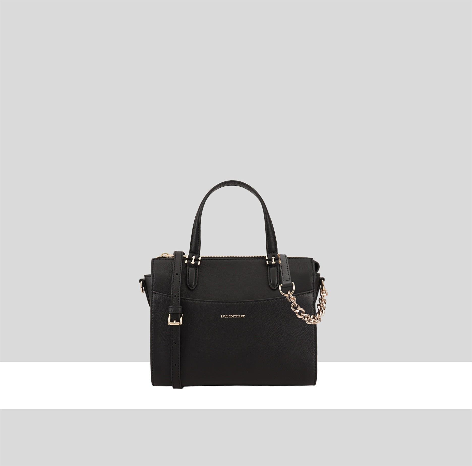 Paul Costelloe Paul Costelloe Women's Harlan Leather Multi Way Bag in Black