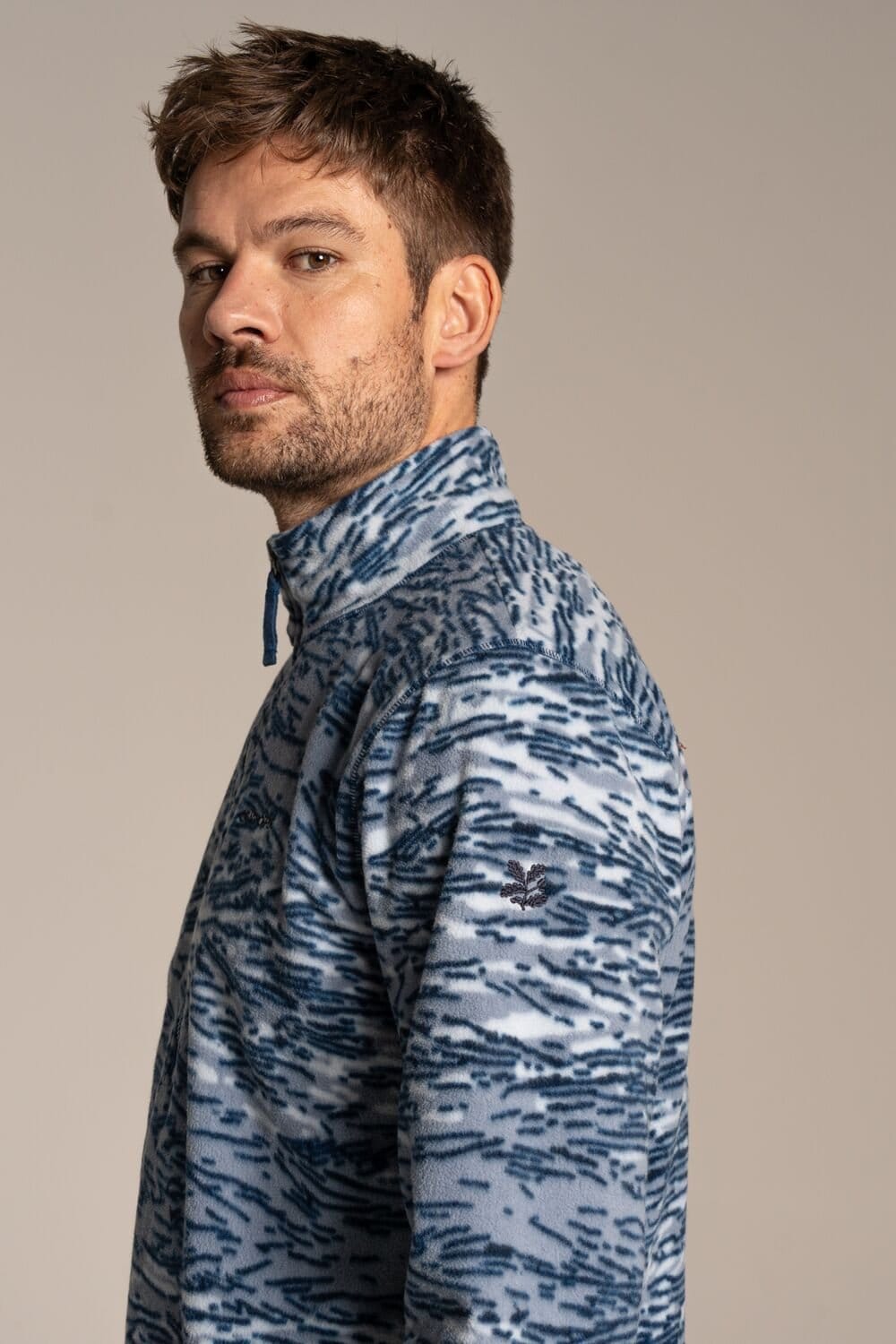 Craghoppers Craghoppers Men's National Trust Irt Half Zip Fleece in Blue - 4