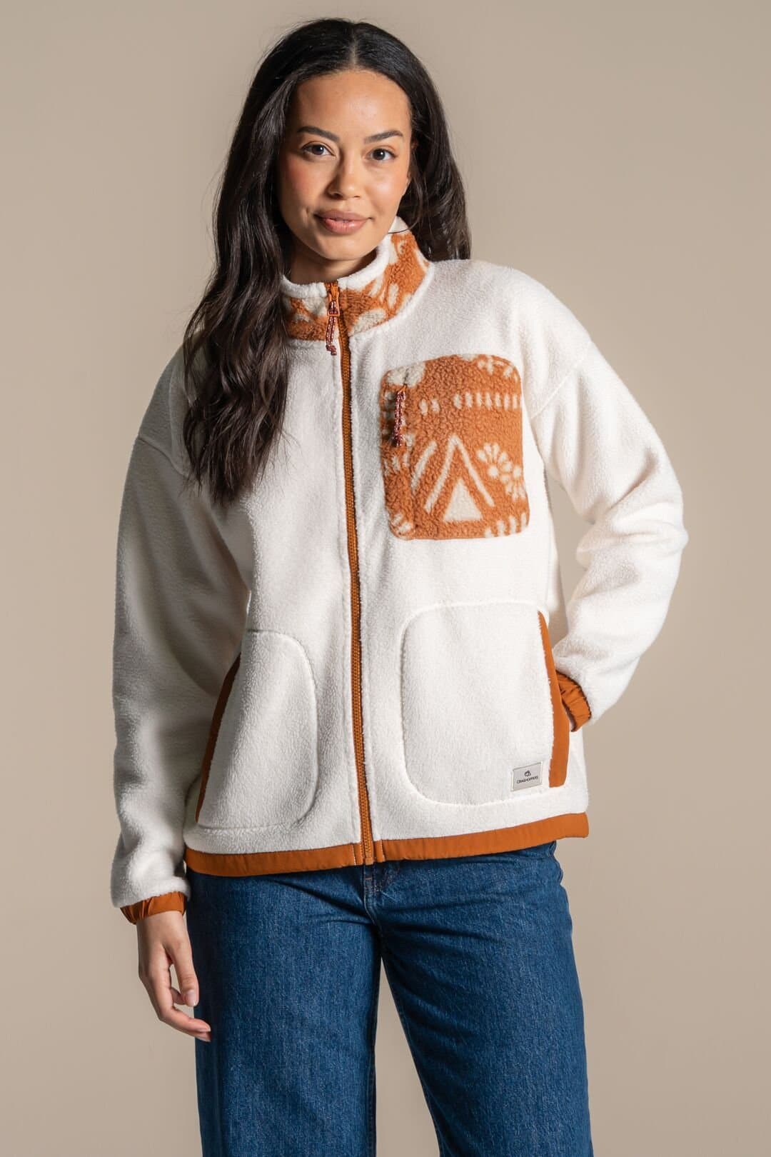 Craghoppers Craghoppers Women's Sanaa Jacket Insulated Fleece in White