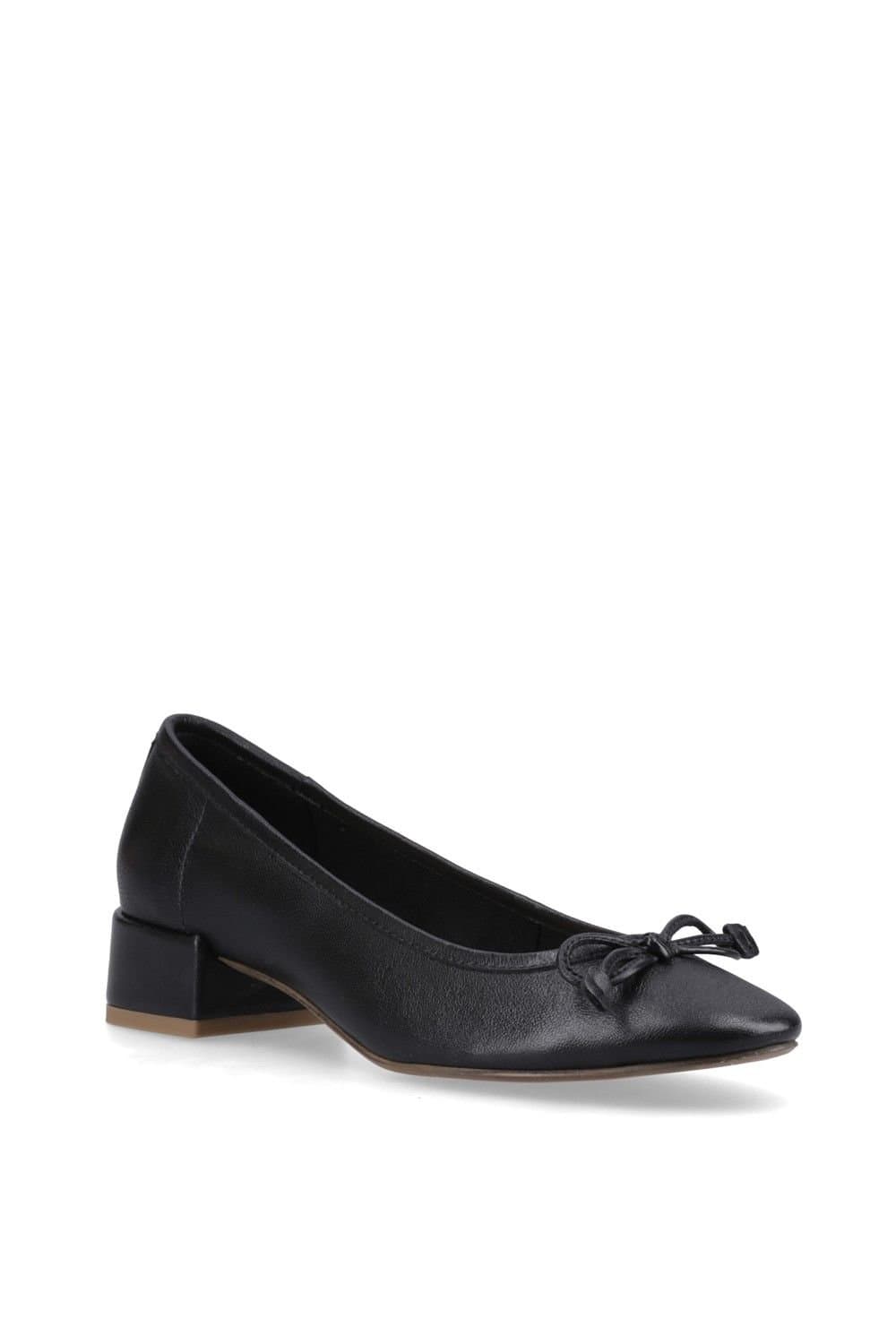 Hush Puppies Hush Puppies Women's Silvia Low Heeled Court Shoe in Black