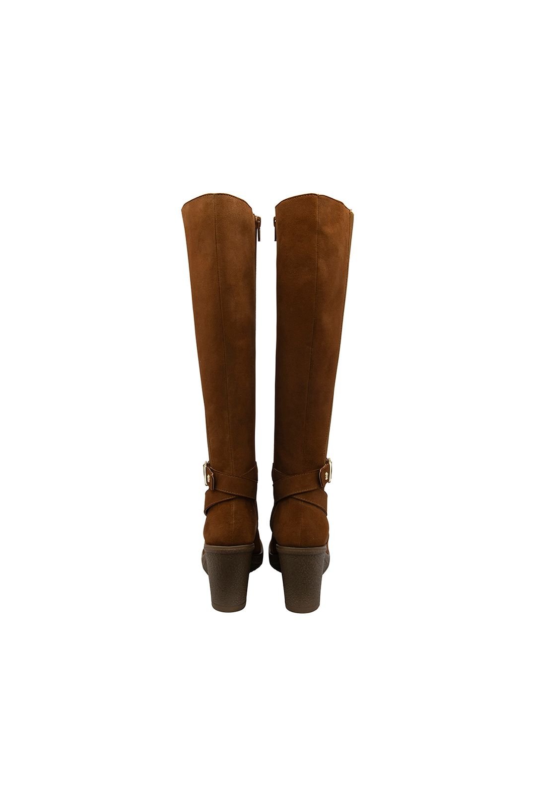 Ravel Ravel Women's Tan Suede 'Arkle' Wedge Knee-High Boots - 3