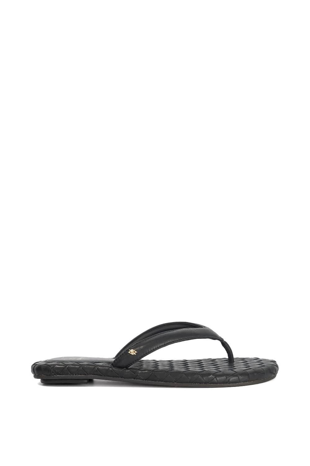 Dune London Dune London Women's 'Lunare' Leather Sandals in Black