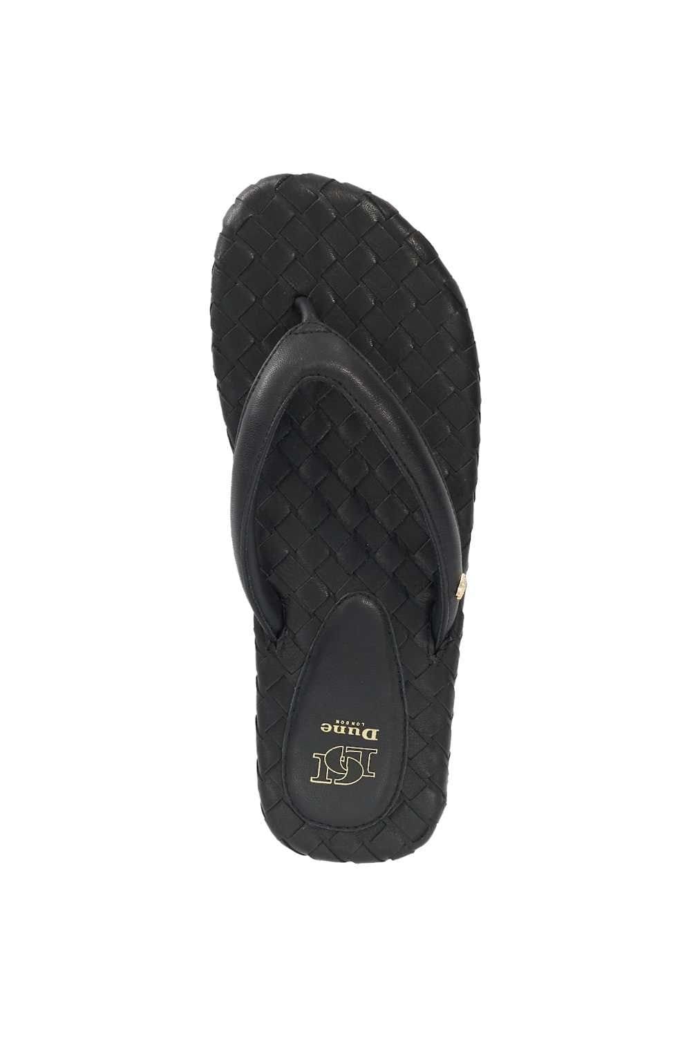 Dune London Dune London Women's 'Lunare' Leather Sandals in Black - 4