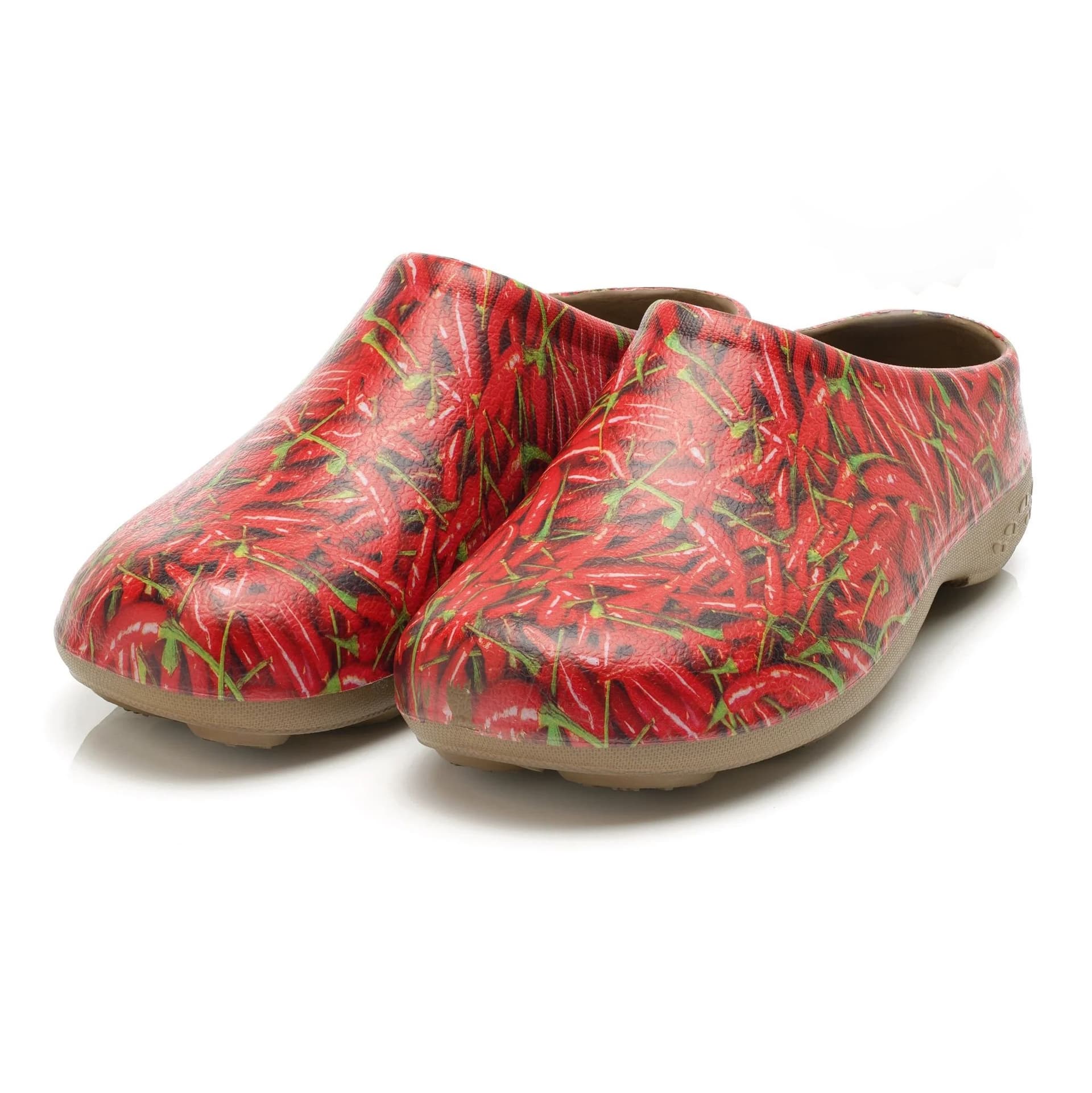 Backdoorshoes Backdoorshoes Men's Classic Garden Clogs Chilli Pepper in Red