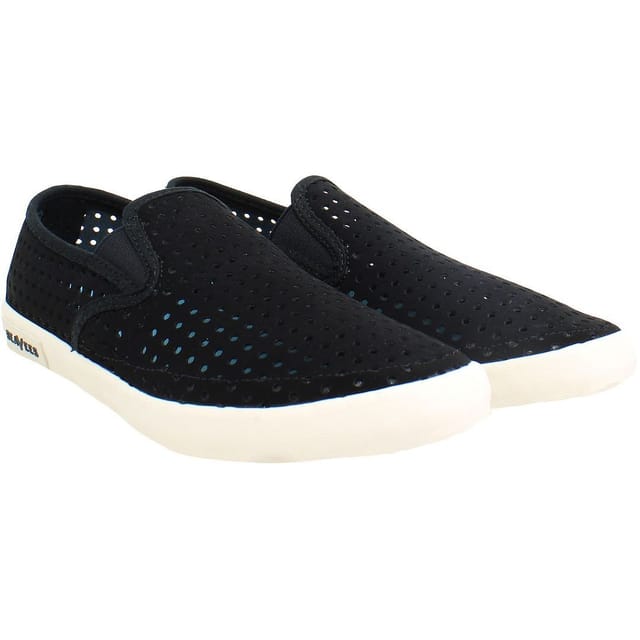 Seavees Seavees Women's Baja Portal Lace-Up Black Nubuck Leather Shoes - 2