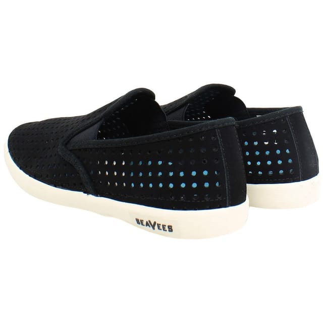 Seavees Seavees Women's Baja Portal Lace-Up Black Nubuck Leather Shoes - 3