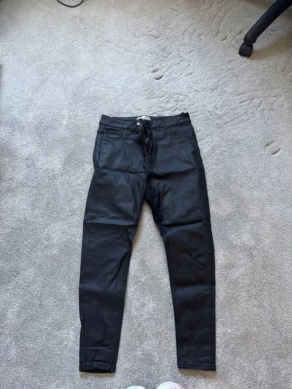 New Look Newlook hallie leather jeans